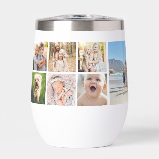 13 パーソナライズされたフォトコラージュ、お使いのカスタム文字 (正面)