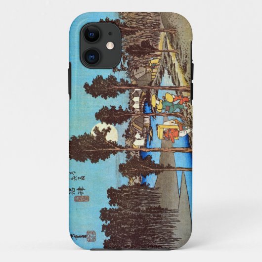 13.沼津宿、広重沼津宿、広重、浮世絵 Case-Mate iPhoneケース (裏面)