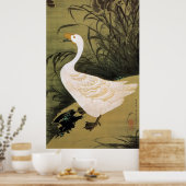 13. 芦鵞図, 若冲 Reed & Goose, Jakuchū, Japan Art ポスター (キッチン)
