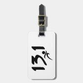 13.1の半マラソン ラゲッジタグ (正面縦)