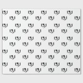 13.1の半マラソン ラッピングペーパー (フラット)