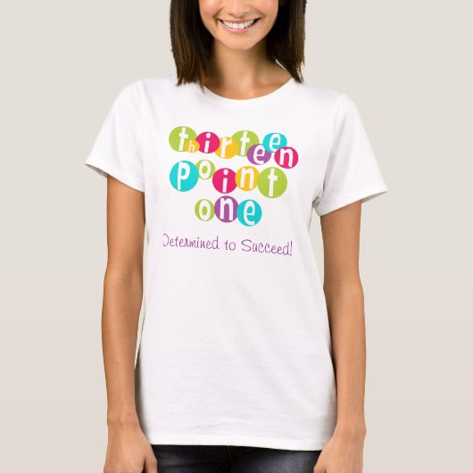 13.1カスタマイズTシャツ Tシャツ (正面)