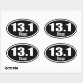 13.1シカゴステッカー 楕円形シール (シート)