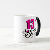 13.1強い半分のマラソンのコーヒー・マグ モーフィングマグカップ (正面右)