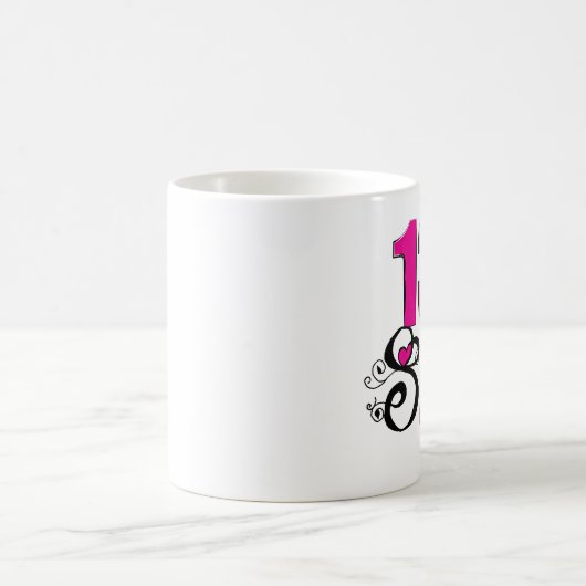 13.1強い半分のマラソンのコーヒー・マグ モーフィングマグカップ (中央)