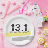 13.1良い半分 – ハーフマラソン走者 ペーパープレート (パーティー)