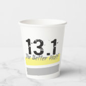 13.1良い半分 – ハーフマラソン走者 紙コップ (正面)