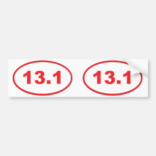 13.1赤 バンパーステッカー