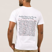 13.1連続した生命レッスン Tシャツ (裏面)