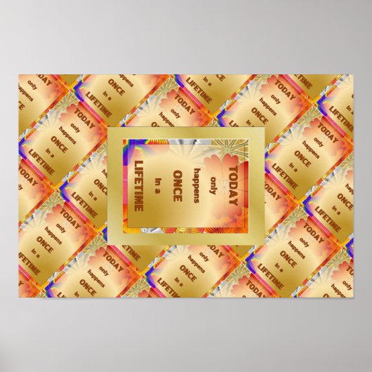 13.12.60.6 POSTER.WTLB.今日は一度だけ ポスター (正面)