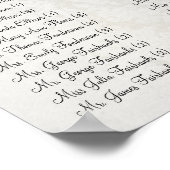 13.20 USDの座席表12表から開始 ポスター (角)