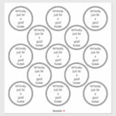 13 3インチのセットは真剣に良い人間である シール (シート)