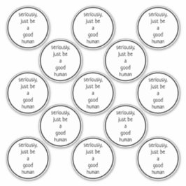 13 3インチのセットは真剣に良い人間である シール