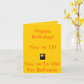 13 B-Dayカード カード (黄色い花)