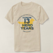 13 Hero Years – 明 Tシャツ (デザイン正面)