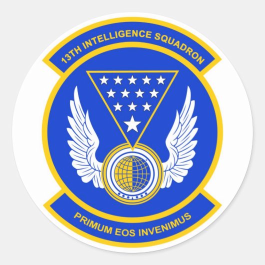 13 ISステッカー ラウンドシール (正面)