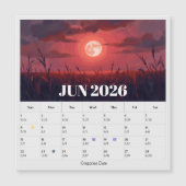 13-Month Moon Phase Zodiac jun Calendar (正面)