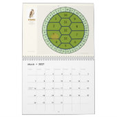  13-Moon Turtle Calendar 2026 | Lunar Phases & Wat カレンダー (3月 2027)