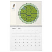  13-Moon Turtle Calendar 2026 | Lunar Phases & Wat カレンダー (1月 2027)