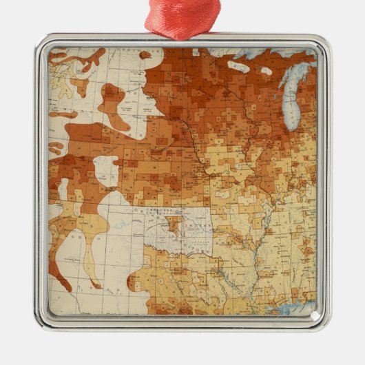 13 Proportion foreignborn 1890 メタルオーナメント (正面)