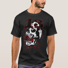13 serie tete de mort tattoo crane hipster skulls  tシャツ