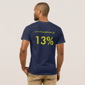 13% Tシャツ (裏面フル)
