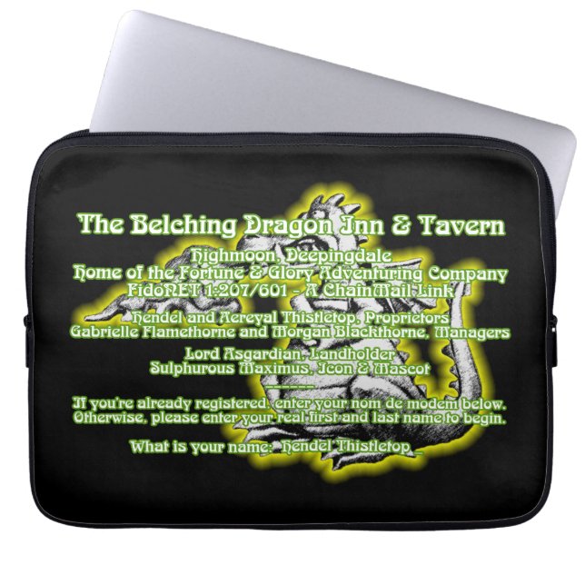 13" TBDのラップトップスリーブ ラップトップスリーブ (正面)