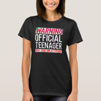 13 Year Old Boy Girls 13th Birthday Official Teena Tシャツ