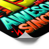 13 Year Old For Boys 13th Birthday Boy 13 Year Old ポスター (角)