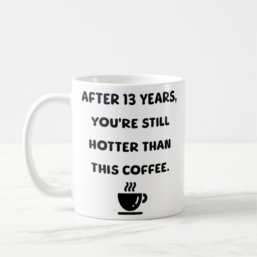 13 years コーヒーマグカップ (左)