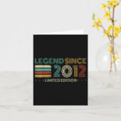 13 Years Old Legend Since 2012 13th Birthday カード (黄色い花)