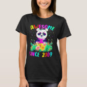 13 Years Old Panda Awesome Since 2009 13th Birthda Tシャツ (正面)