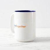 13oz Mug - Blue Interior ツートーンマグカップ (正面左)