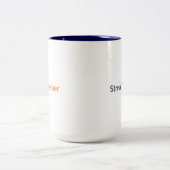 13oz Mug - Blue Interior ツートーンマグカップ (中央)