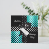 13thバースデーパーティー10代の若者女子 招待状 (スタンド正面)