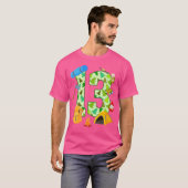 13th誕生日キャンプテーマ13歳誕生日K Tシャツ (正面フル)