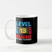 13th Birthday Game Level 13 Unlocked Official Teen コーヒーマグカップ (左)