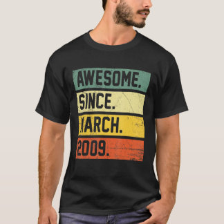 13th Birthday Gift 13 Years Old Awesome Since Marc Tシャツ