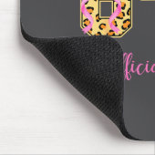 13th Birthday Girl Nk Coquette Bow Leopard 6+7 Yea マウスパッド (コーナー)