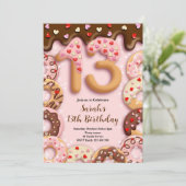 13th Birthday Girls Invitation 招待状 (スタンド正面)