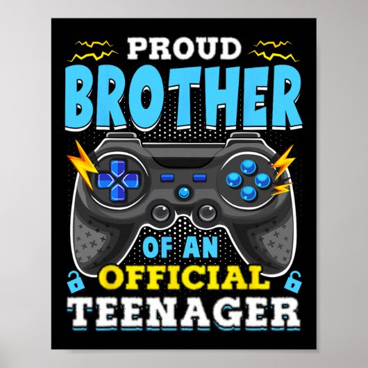 13th Birthday Proud Brother Official Teenager Vide ポスター (正面)