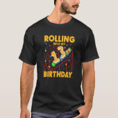 13th Birthday Rollercoaster Amusement Park Birthda Tシャツ (正面)