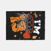 13th Birthday Sketll Boy 13 Yr Old Thirteen Years  フリースブランケット (正面(横))