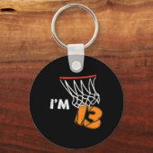 13th Birthday Sketll Im 13 Thirteen Year Old Bday キーホルダー (正面)