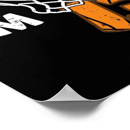 13th Birthday Sketll Im 13 Thirteen Year Old Bday  ポスター (角)