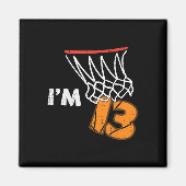 13th Birthday Sketll Im 13 Thirteen Year Old Bday マグネット (正面)