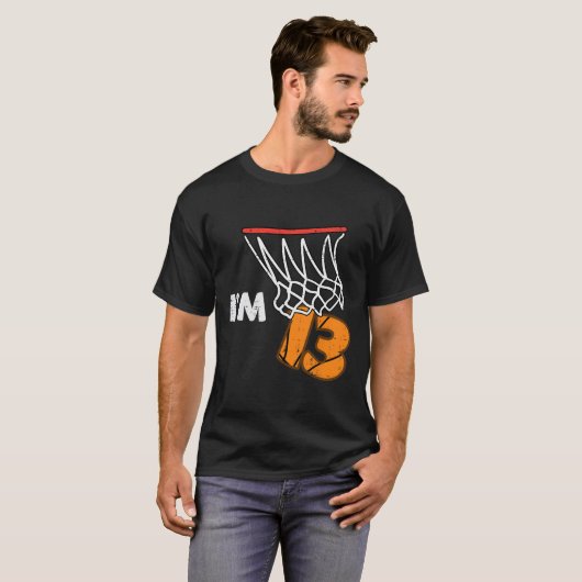 13th Birthday Sketll Im 13 Thirteen Year Old Bday  Tシャツ (正面フル)