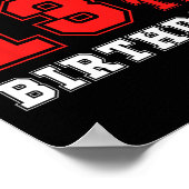 13th Boxing Birthday Party Thirteen Year Old Boxer ポスター (角)