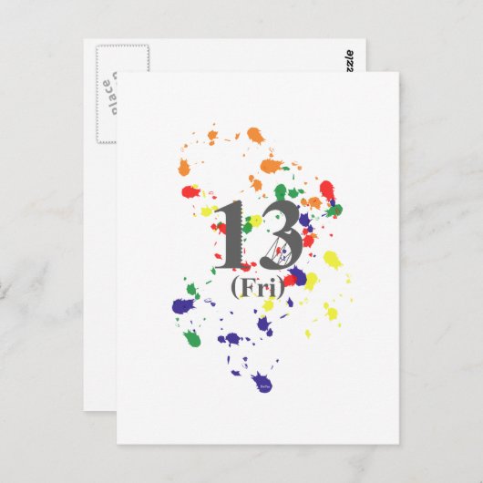 13th Friday ポストカード (正面/裏面)