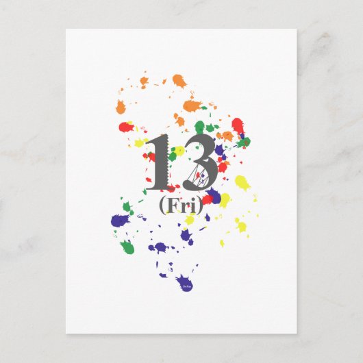 13th Friday ポストカード (正面)